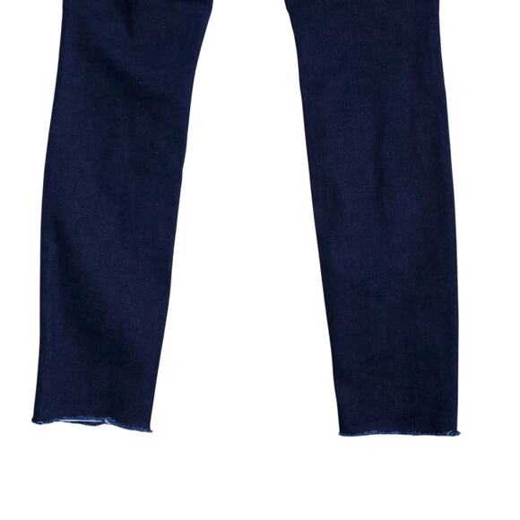 Articles of Society Skinny Jeans Melody Wash Mid Rise Dark Wash Cut Off Hem 26 - Picture 8 of 15